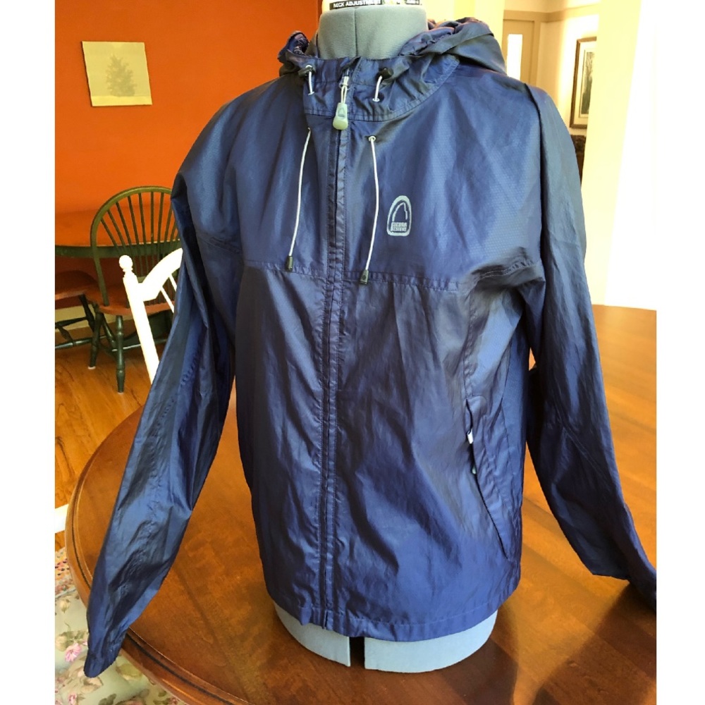 Sleek Navy Raincoat